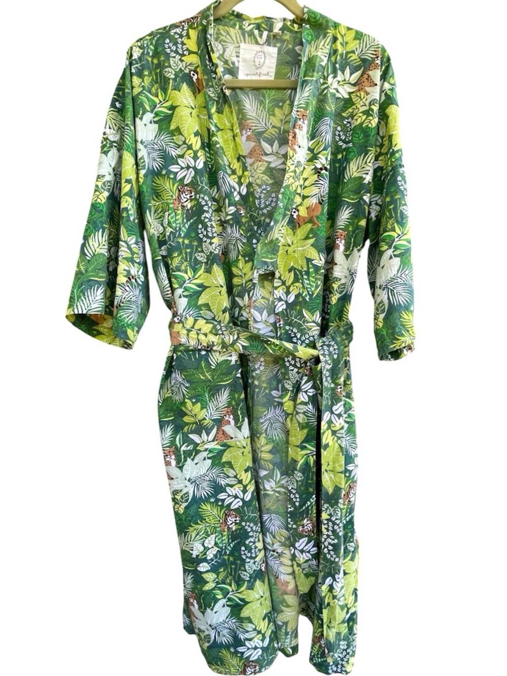 Printfresh Tropical Oasis Robe S/M